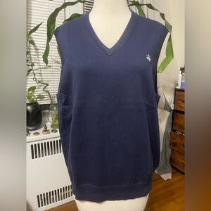 Brooks Brothers Navy V-Neck Tank Top